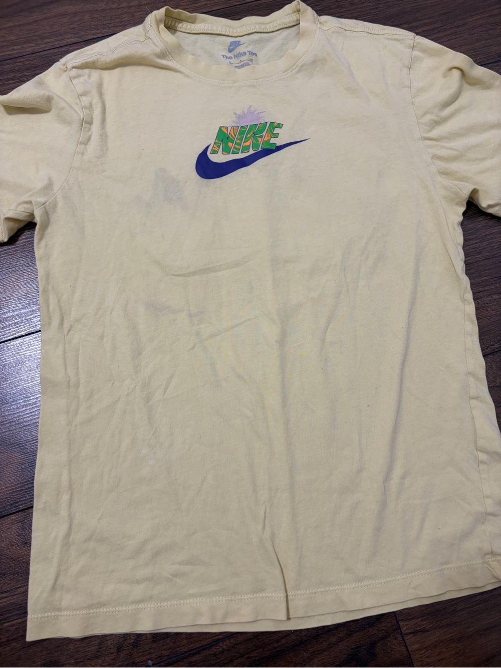 Nike Yellow Logo Tee